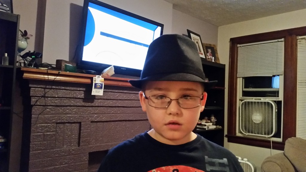 CJ in his new Fedora!